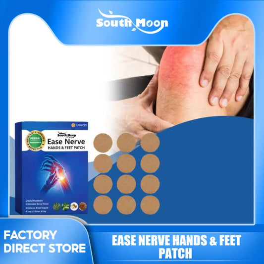 🌿🦶 SOUTH MOON EASE NERVE HANDS & FEET PATCH 🖐️🌿 ( BUY 1 GET 1 FREE )