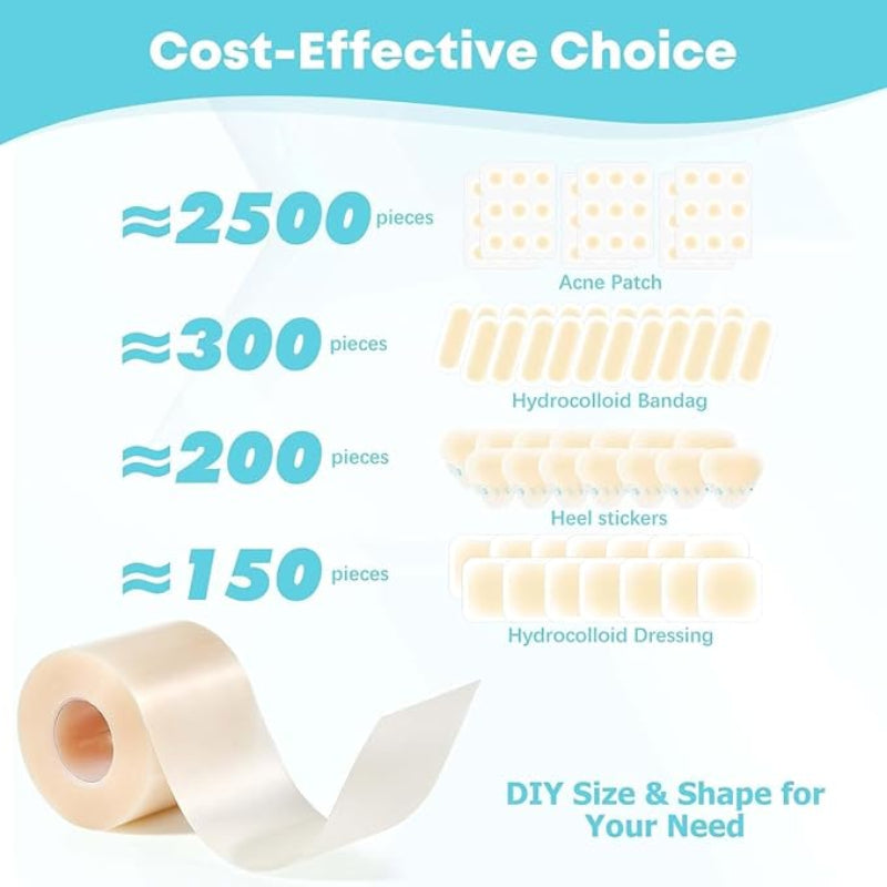 ✨ Vibrum HYDROCOLLOID BANDAGES ROLL ✨ ( BUY 1 GET 1 FREE)