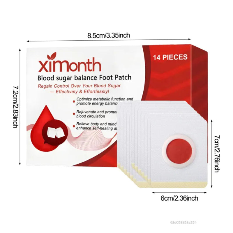 ✨ XIMONTH Blood Sugar Balance Foot Patch ✨ ( BUY 1 GET 1 FREE )