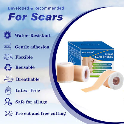 Hons Medical Silicone scar sheet ( BUY 1 GET 1 FREE )