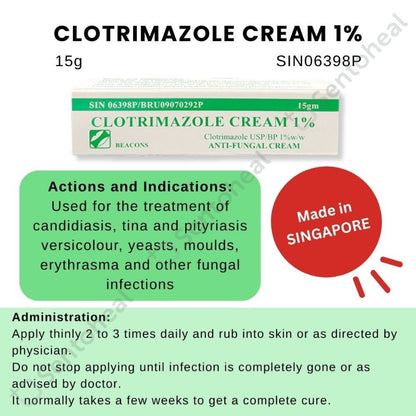🌿 BEACONS CLOTRIMAZOLE CREAM 🌿  ( BUY 1 GET 1 FREE )