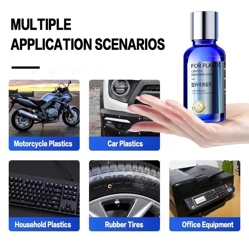 Auto Car Plastic Restorer Crystal Repair Agent ( BUY 1 GET 1 FREE )